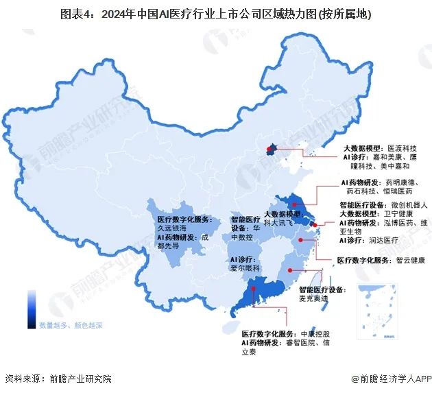 2024年AI医疗行业产业链全景梳理及区域热力地图(图4)