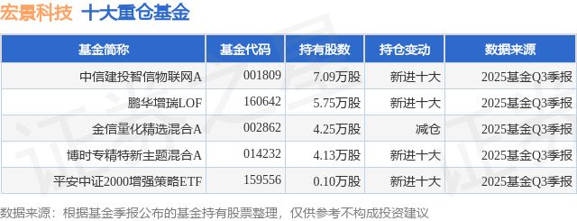12月9日宏景科技涨1699%中信建投智信物联网A基金重仓该股
