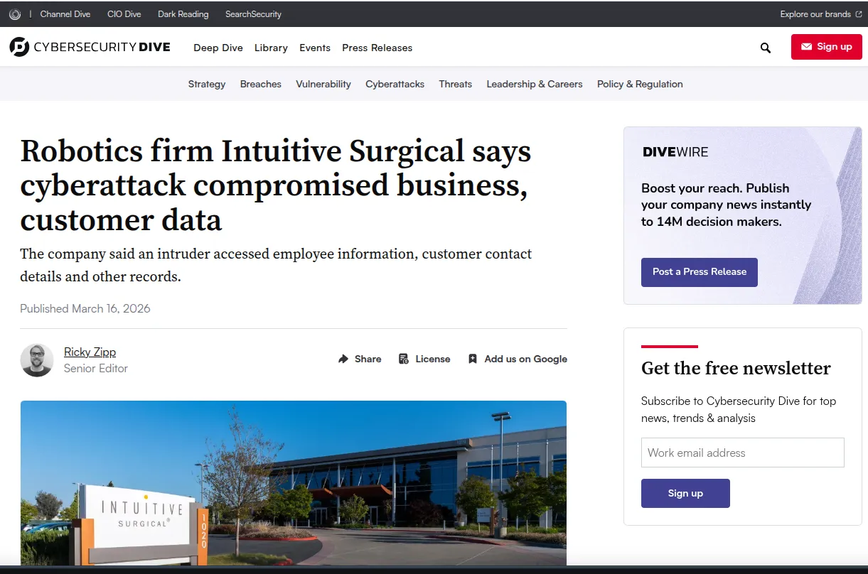 医疗机器人企业钓鱼攻击致数据泄露的机理分析与防御重构